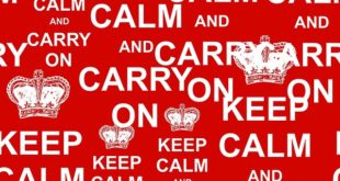 keep calm and carry on